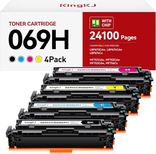 Canon 069 Black Toner Cartridge, High Capacity